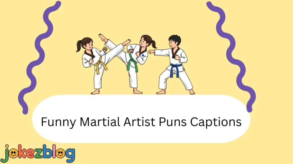 Funny Martial Artist Puns Captions