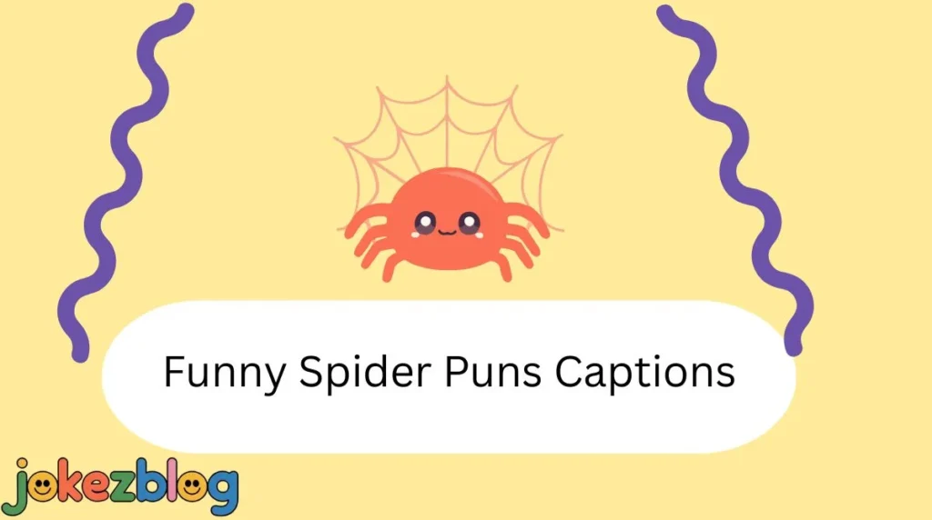 Funny Spider Puns Captions