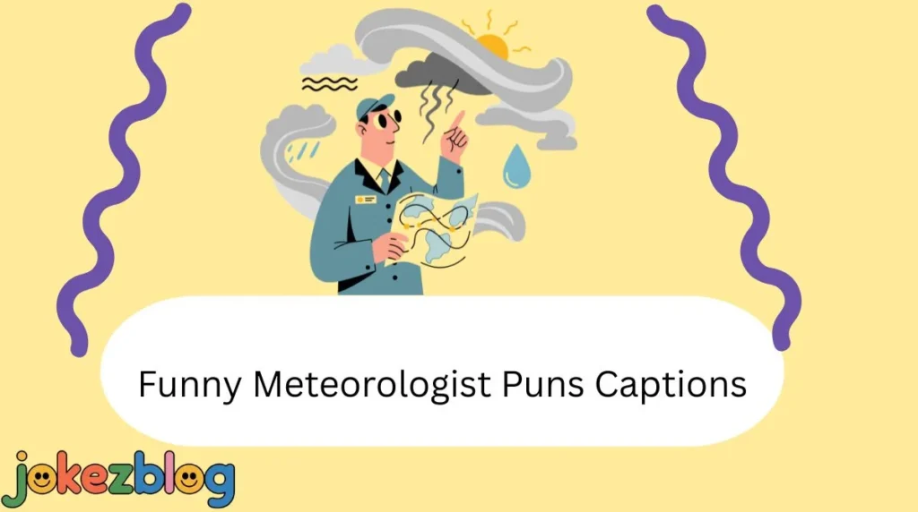 Funny Meteorologist Puns Captions